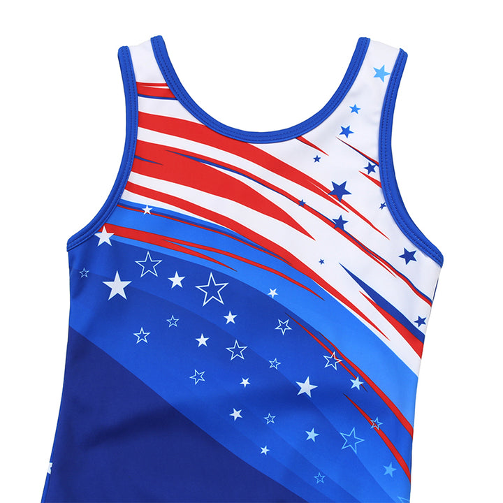 Celebration Star Gymnastics Leotard & Shorts Set