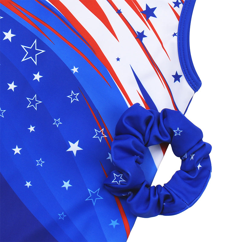 Celebration Star Gymnastics Leotard & Shorts Set