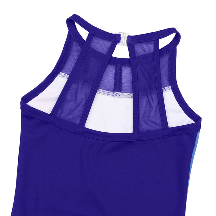 Independence Stars Mesh Tank Open Back Gymnastics Leotard Set