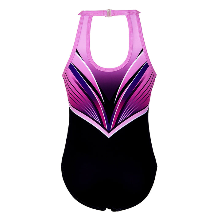 Modena Diamond Open Back Gymnastics Leotard Outfit Set