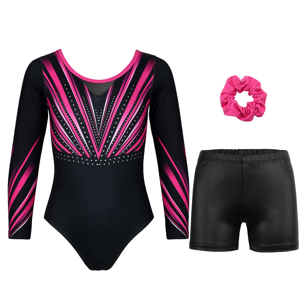 Violet Black Leotard