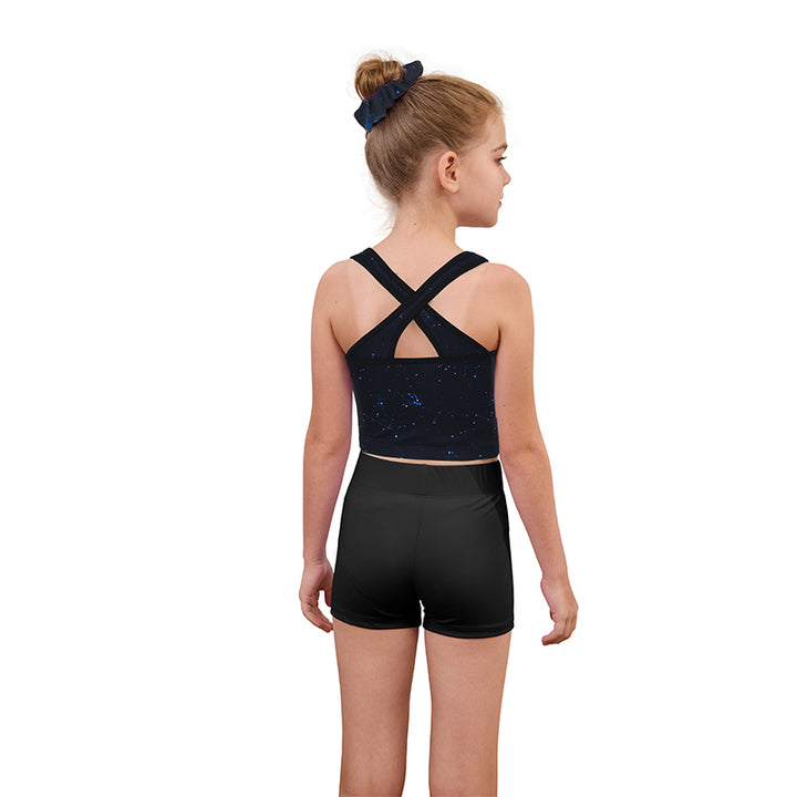 Cosmic Cross Back Unitards for Girls