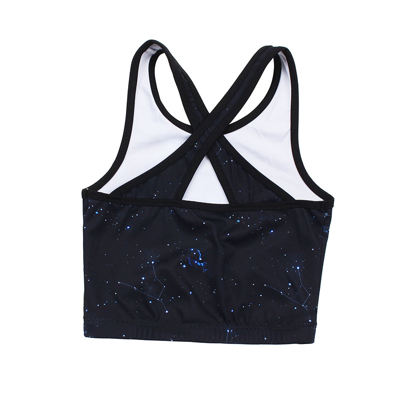 Cosmic Cross Back Unitards for Girls