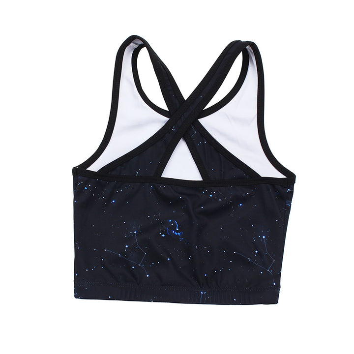 Cosmic Cross Back Unitards for Girls