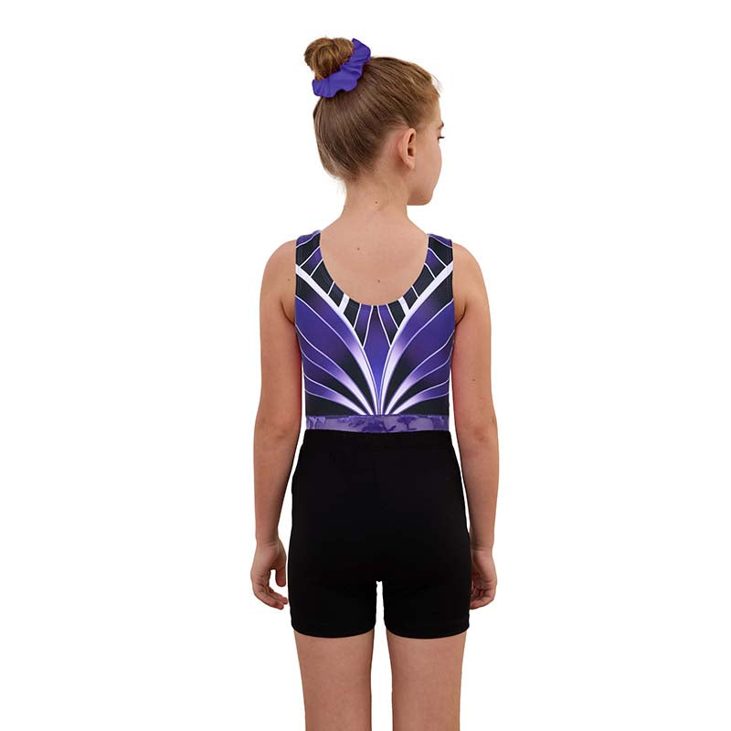 Violet Sequins Gymnastics Leotard for Girls, Adult, Child