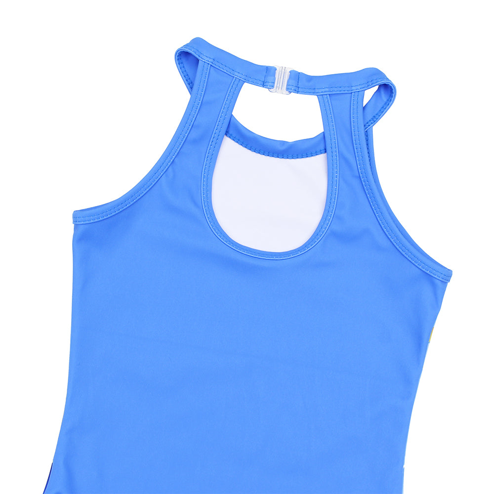 Blue Marble Gymnastics Leotards for Girls Matching 18 inch doll’s Training Bodysuits