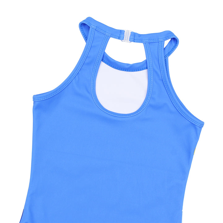 Blue Marble Gymnastics Leotards for Girls Matching 18 inch doll’s Training Bodysuits