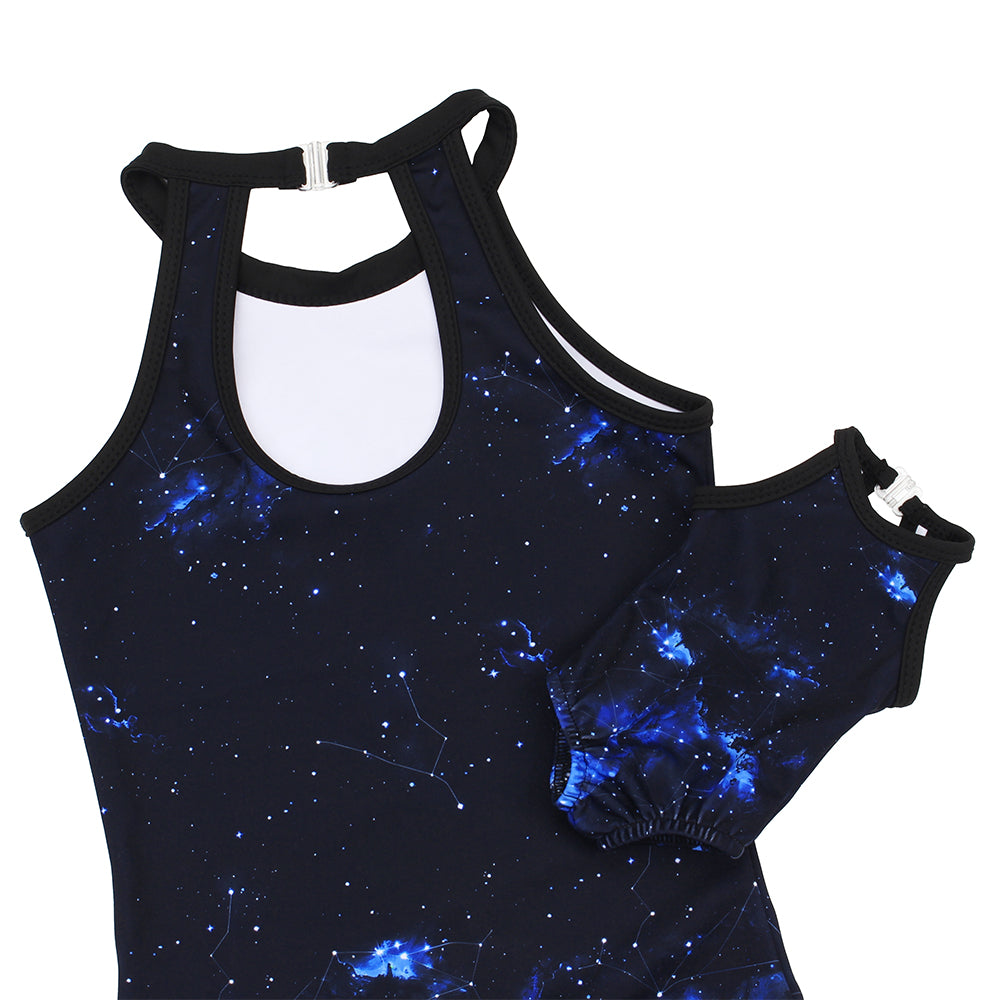 Mystery Cosmic Gymnastics Leotards for Girls Matching 18 inch doll’s Training Bodysuits