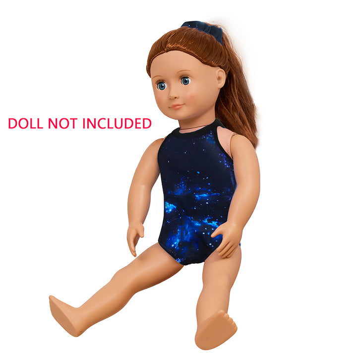 Mystery Cosmic Gymnastics Leotards for Girls Matching 18 inch doll’s Training Bodysuits
