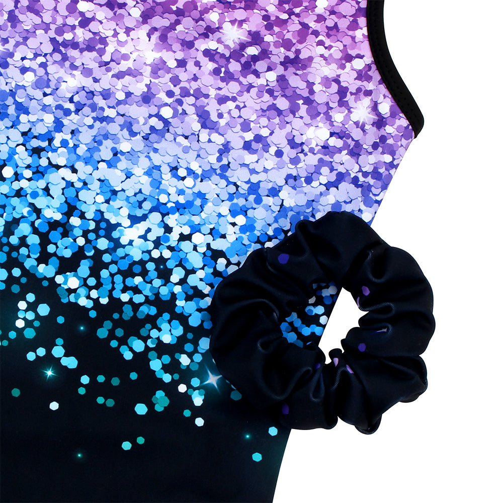 Printing Glitter Gymnastics Leotards for Girls Matching 18 inch doll’s Training Bodysuits