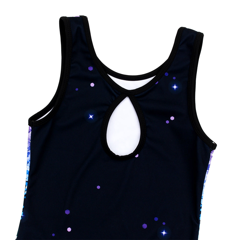 Printing Glitter Gymnastics Leotards for Girls Matching 18 inch doll’s Training Bodysuits