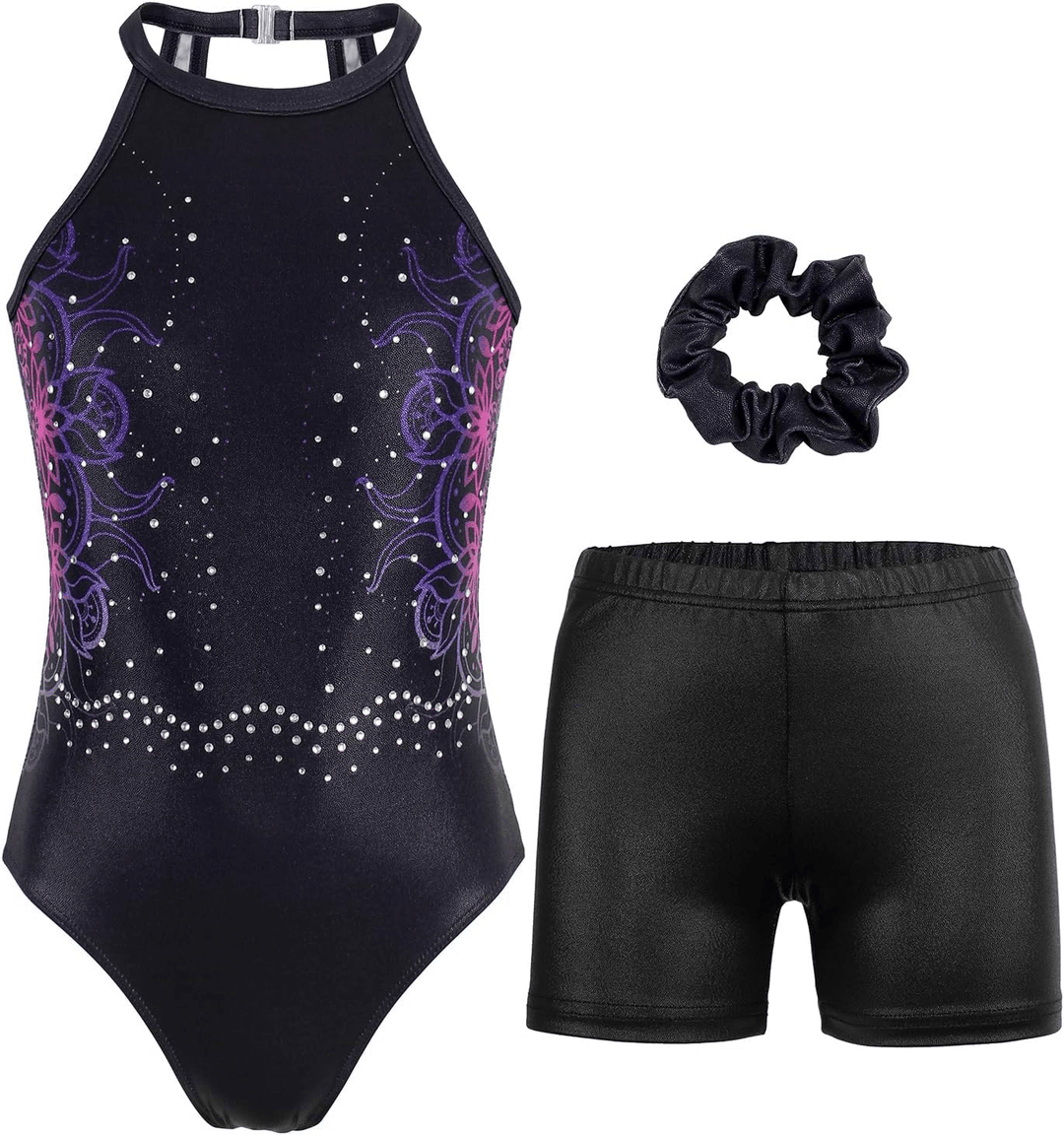 Floral Lace Gymnastics Suit