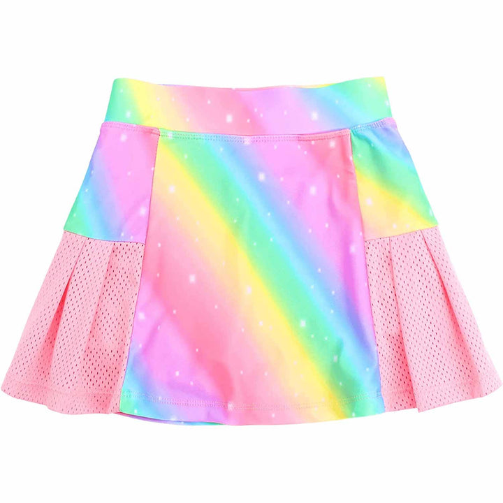 Pink Rainbow Tennis Golf Skirt