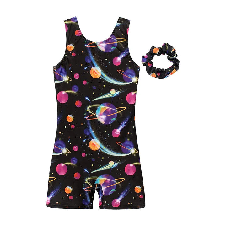 Girls Black Planet Short Unitard, Biketard - JOYSTREAM