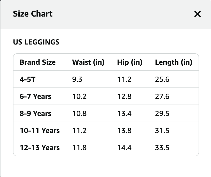 Girls Prints Leggings Casual Yoga Pants Tights Trousers for Kids in 4t to 13 Years