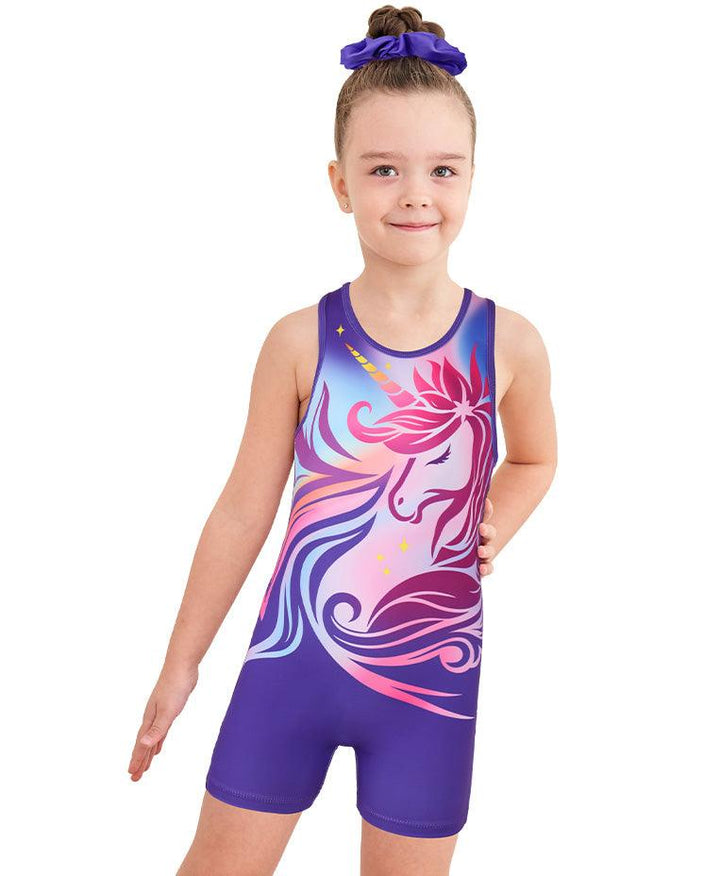 Unicorn Biketard for Gymnasts