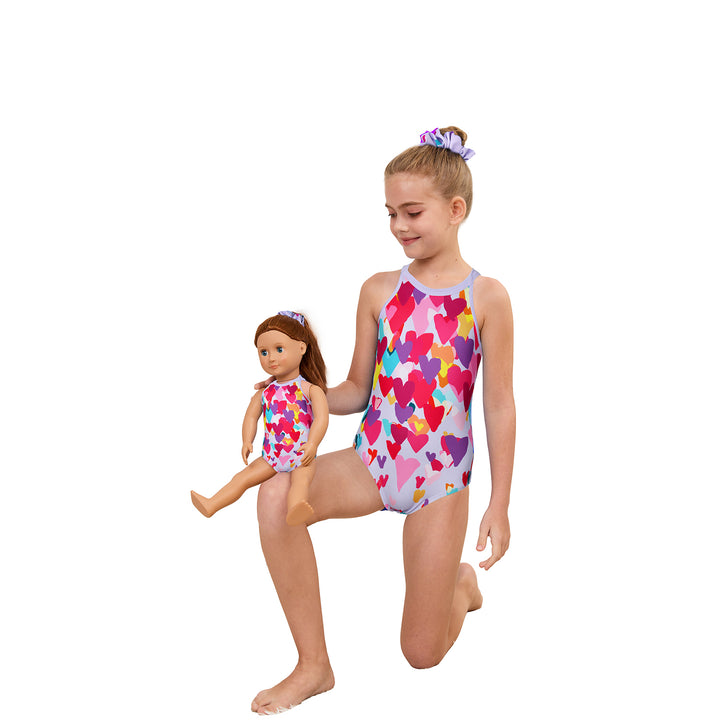 Gymnastics Leotard With Doll Outfit