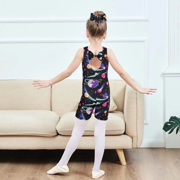 Girls Black Planet Short Unitard, Biketard - JOYSTREAM