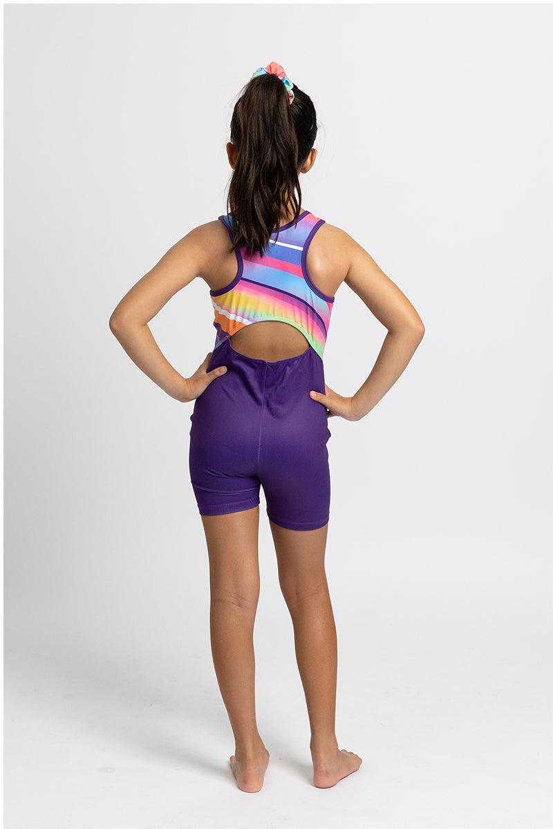 Multi-Colored Gymnastics Outfit