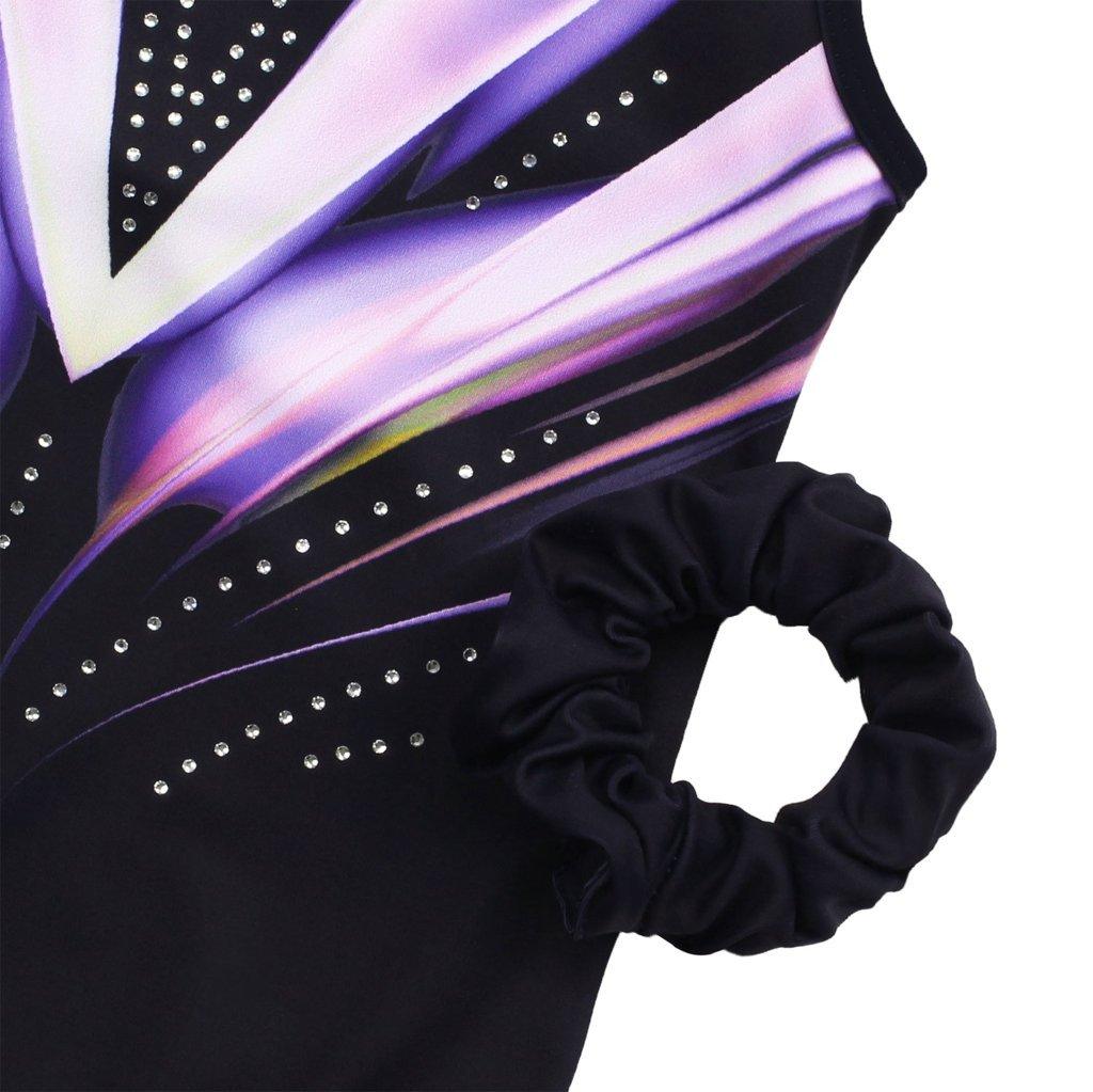 Matching Scrunchie with Lavender Gymnastics Outfit Set