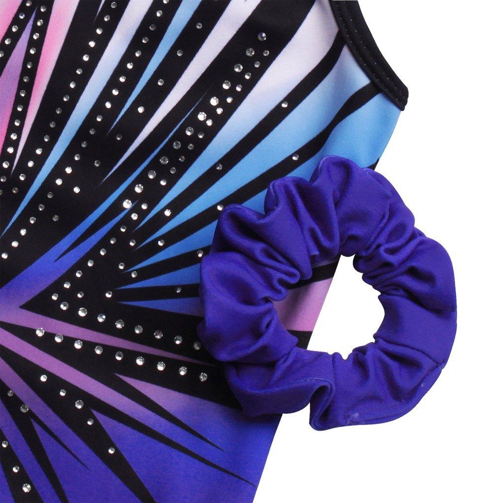 Stretchable Purple Gymnastics Outfit