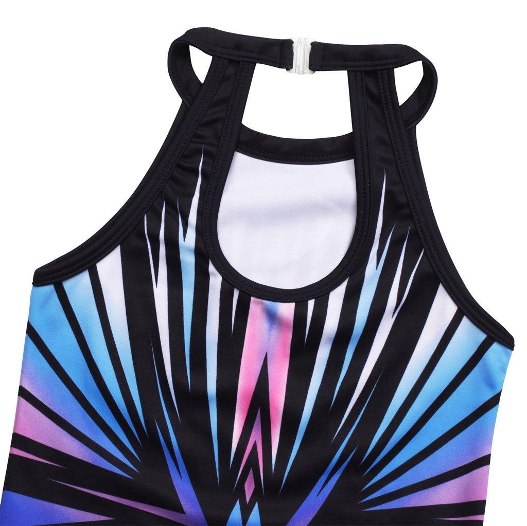 Blue-black Diamond Leotard 