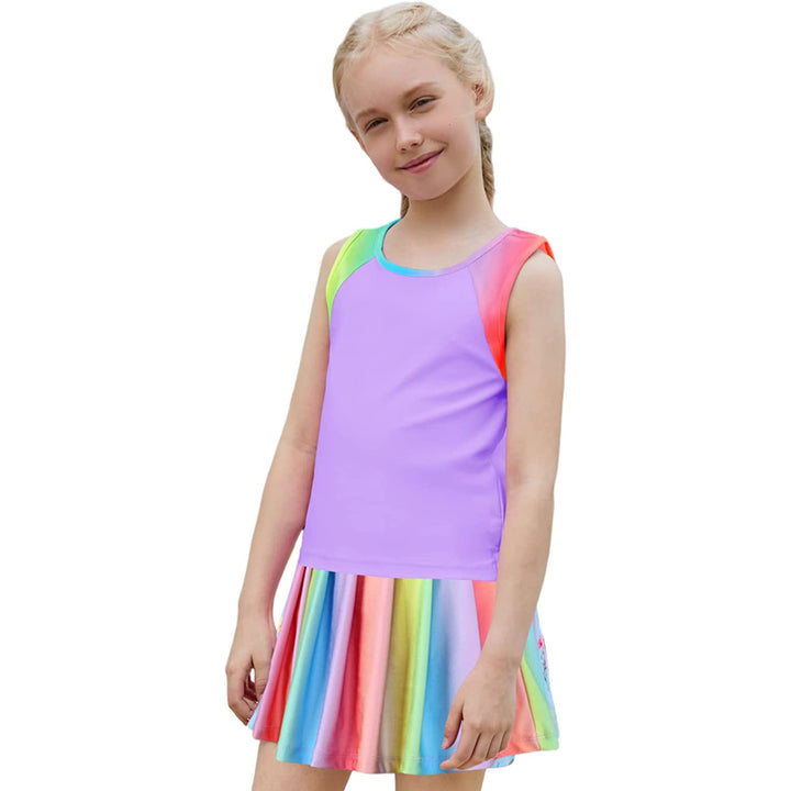Colorful Rainbow Tennis Golf Athletic Outfit