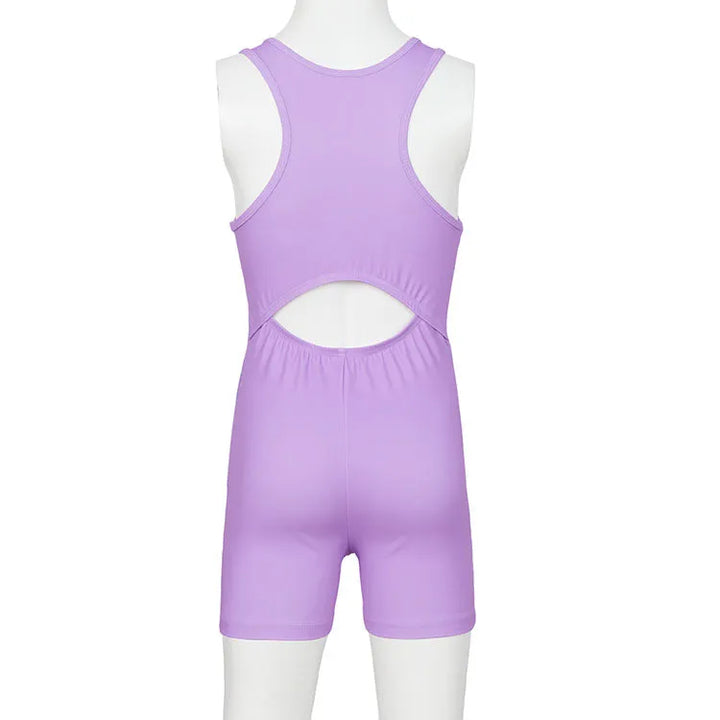 Lavender Line Unitard