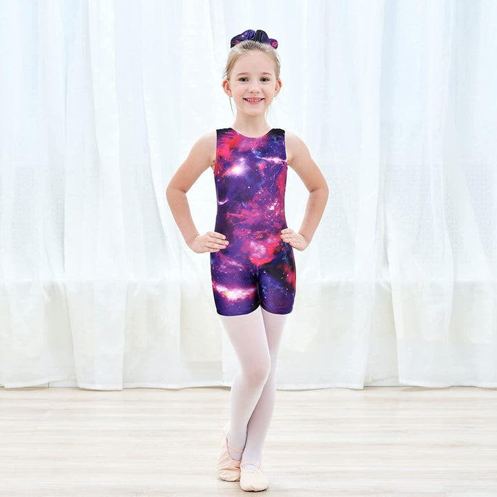 Purple Shiny Star Unitard