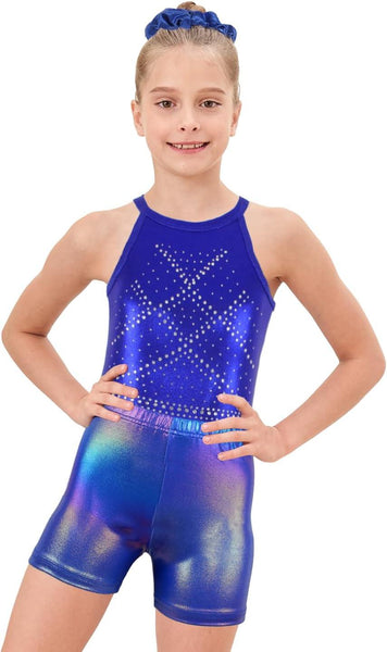 【新品】Rosarymoon Sailor Color Leotard Blue Blue Diamond Leotard – Artistic Blue Design - JOYSTREAM