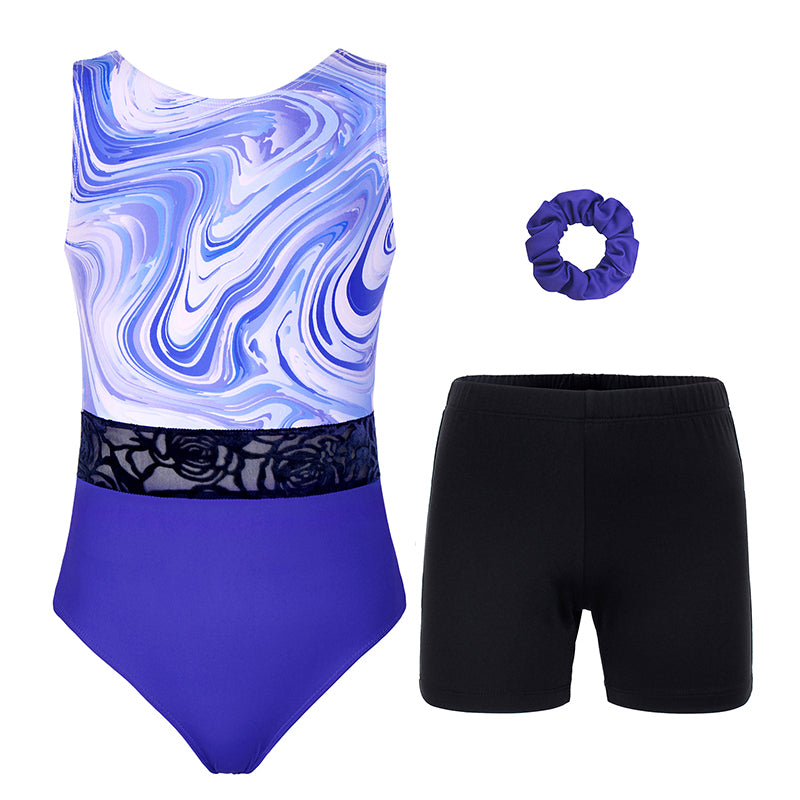 Blue Marble Gymnastics Leotard