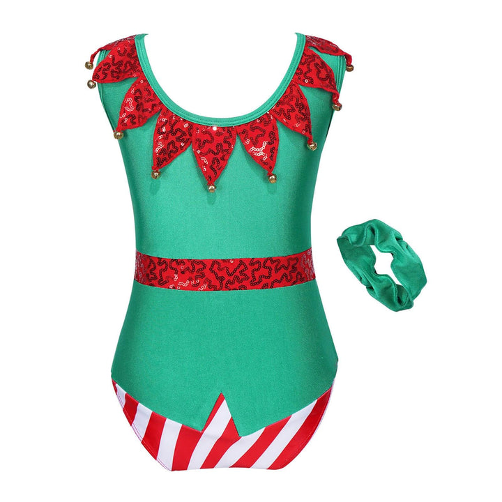 Fantasy Snowflakes Gymnastics Unitard Biketard