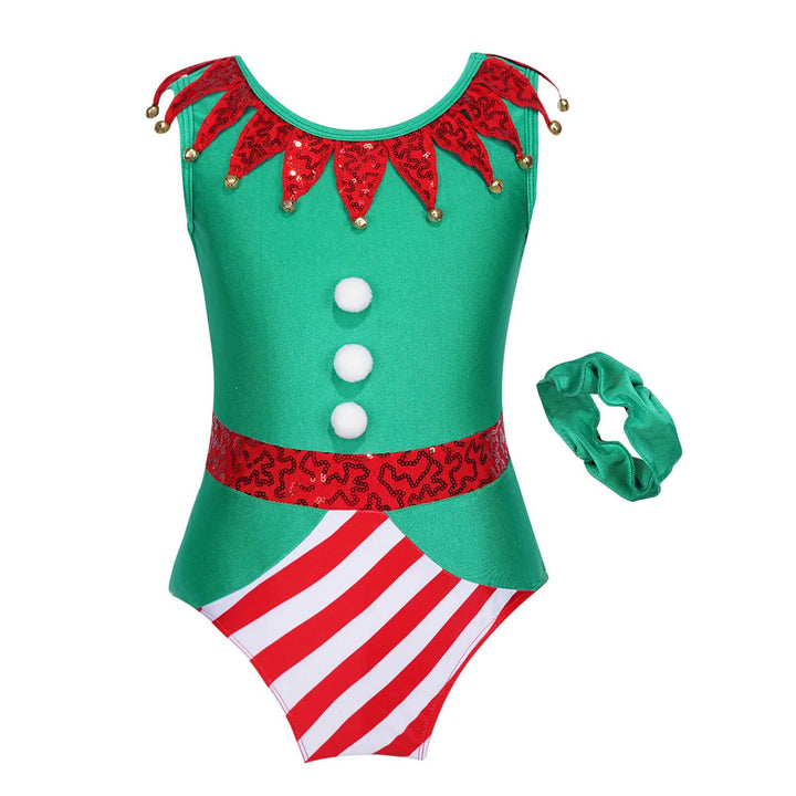 Fantasy Snowflakes Gymnastics Unitard Biketard