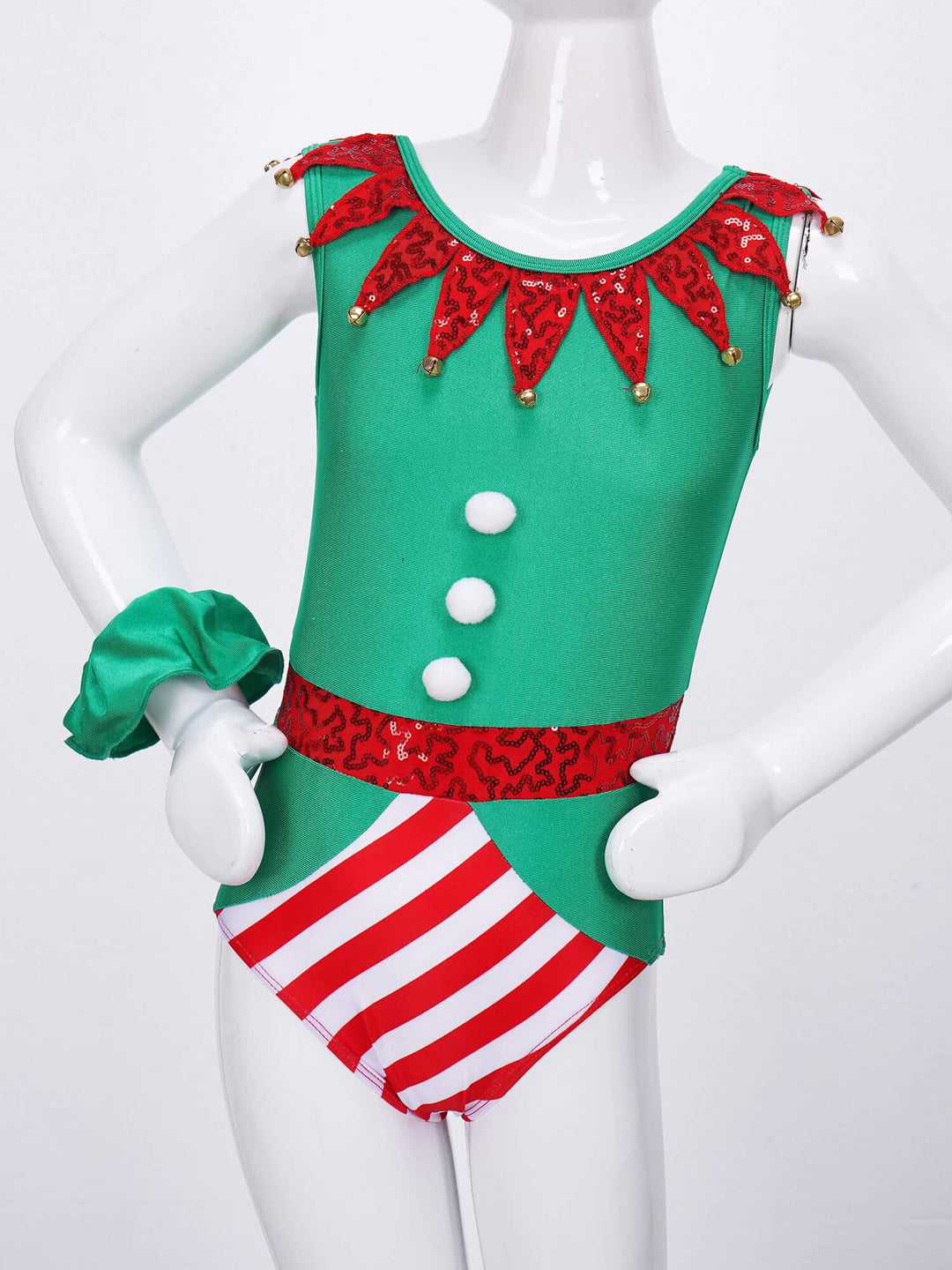 Fantasy Snowflakes Gymnastics Unitard Biketard