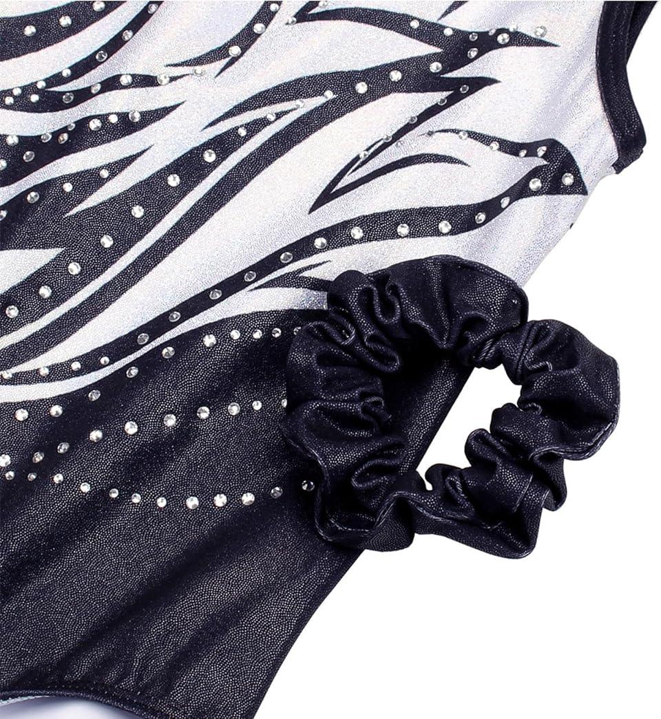 Matching Scrunchie with Black Flame Leotard