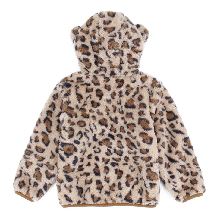 Girls Fleece Hoody Jacket Zip Up Teddy Coat Warm Winter Outwear Top