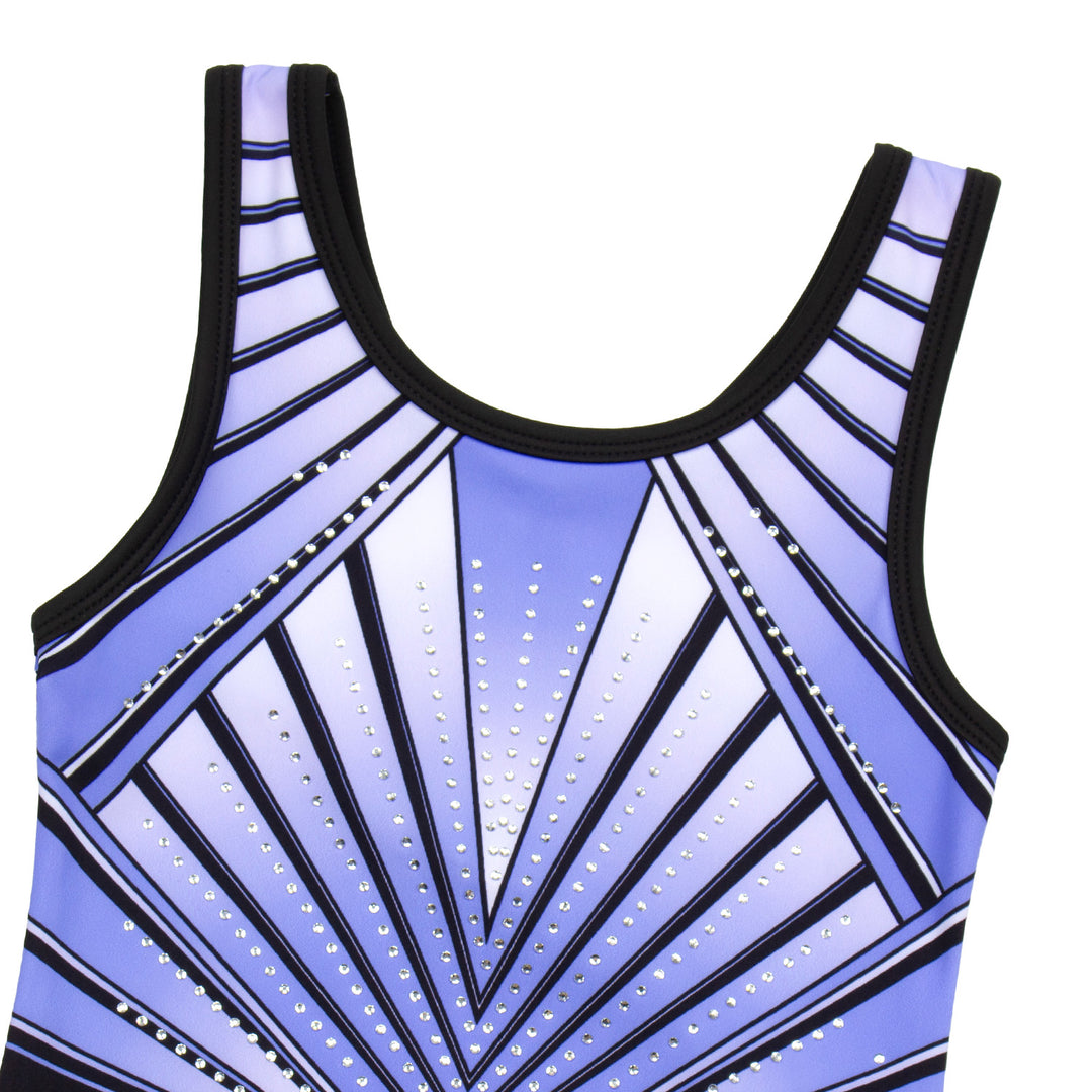 Girls Rhinestone Gymnastics Outfit