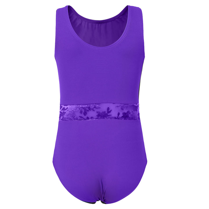 JOYSTREAM Girls Sparkle Gymnastics Set – Secure Fit 3-Piece Training Outfit Purple