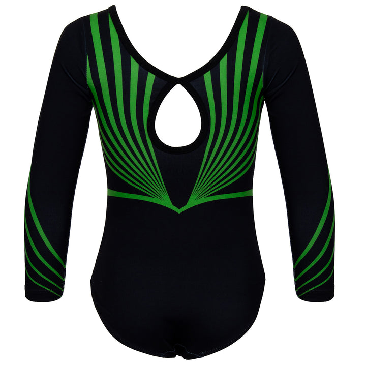 JOYSTREAM Girls Sparkle Gymnastics Leotard with Stretch Long Sleeves