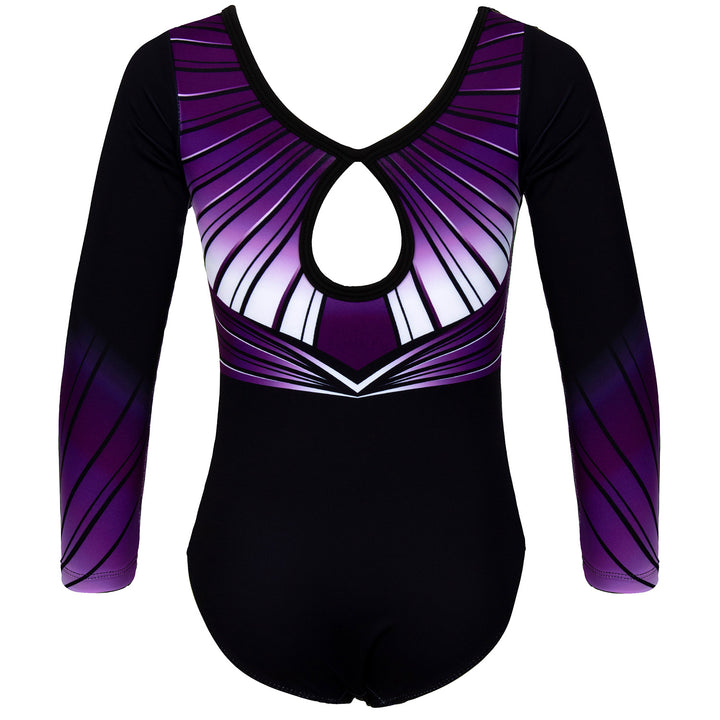 JOYSTREAM Girls Sparkle Gymnastics Leotard with Stretch Long Sleeves