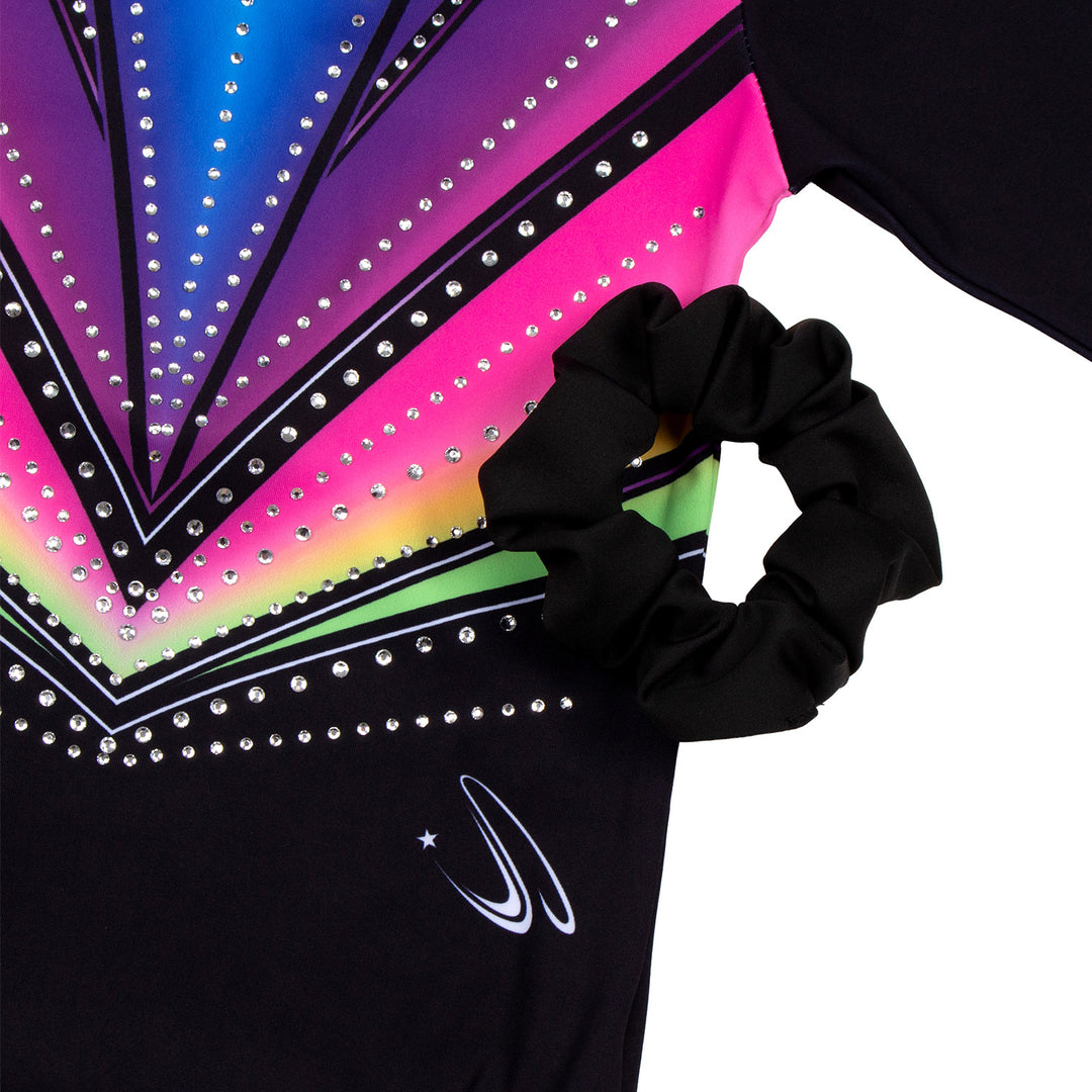 JOYSTREAM Girls Sparkle Gymnastics Leotard with Stretch Long Sleeves