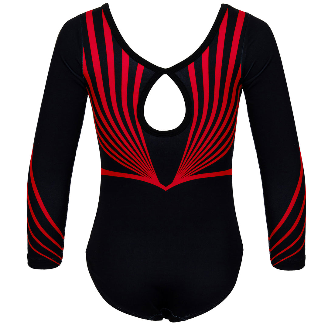 JOYSTREAM Girls Sparkle Gymnastics Leotard with Stretch Long Sleeves