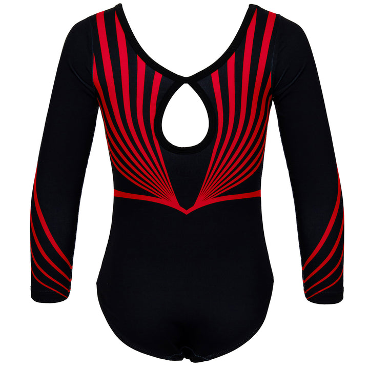JOYSTREAM Girls Sparkle Gymnastics Leotard with Stretch Long Sleeves