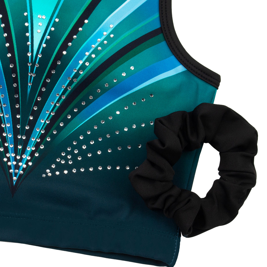 Gymnastics Leotards for Girls with shorts Tumbling Dance Cross Back Unitards Activewear