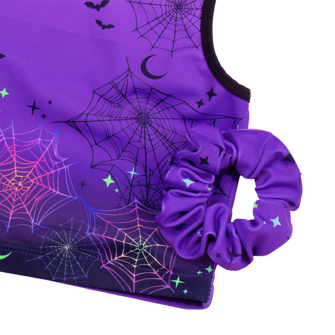 Gymnastics Leotards for Girls with shorts Tumbling Dance Cross Back Halloween Leotard