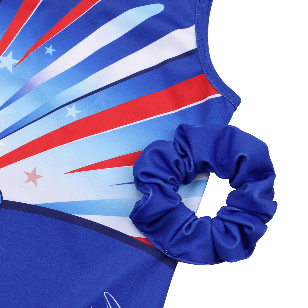 Celebrate Stars Gymnastics Leotards for Girls Matching 18 inch doll’s Training Bodysuits