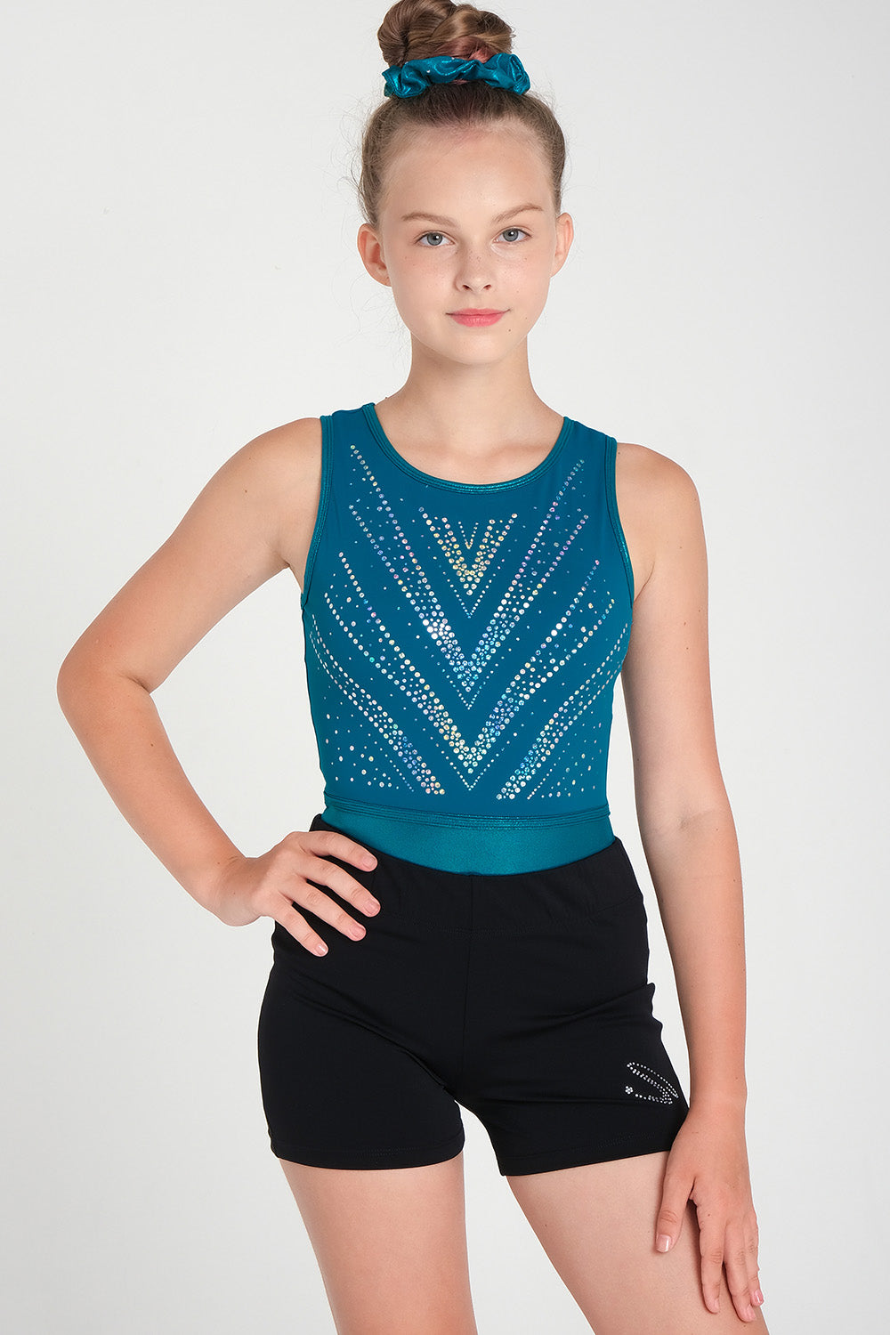 JOYSTREAM Elite Sparkle Gymnastics Leotard Set for Girls