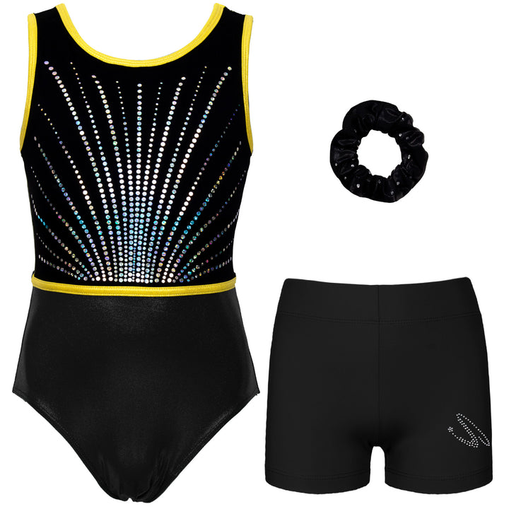 JOYSTREAM Elite Sparkle Gymnastics Leotard Set for Girls