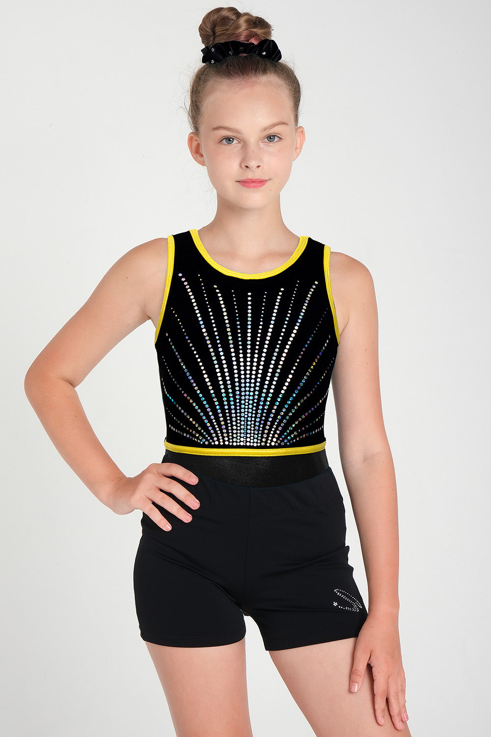 JOYSTREAM Elite Sparkle Gymnastics Leotard Set for Girls