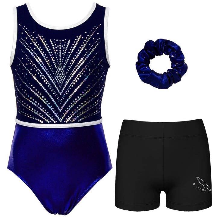 JOYSTREAM Elite Sparkle Gymnastics Leotard Set for Girls